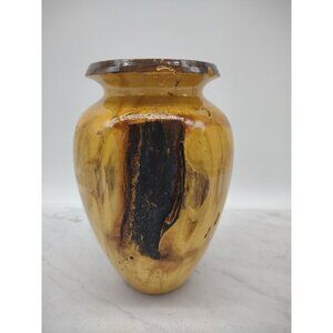 Colorado Aspen Wooden Vase Natural Handmade in the USA Signed Don Noble 7.5"